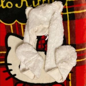 White Bear Paw Hat